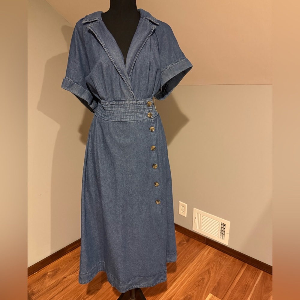 Fate Curve Denim Dress